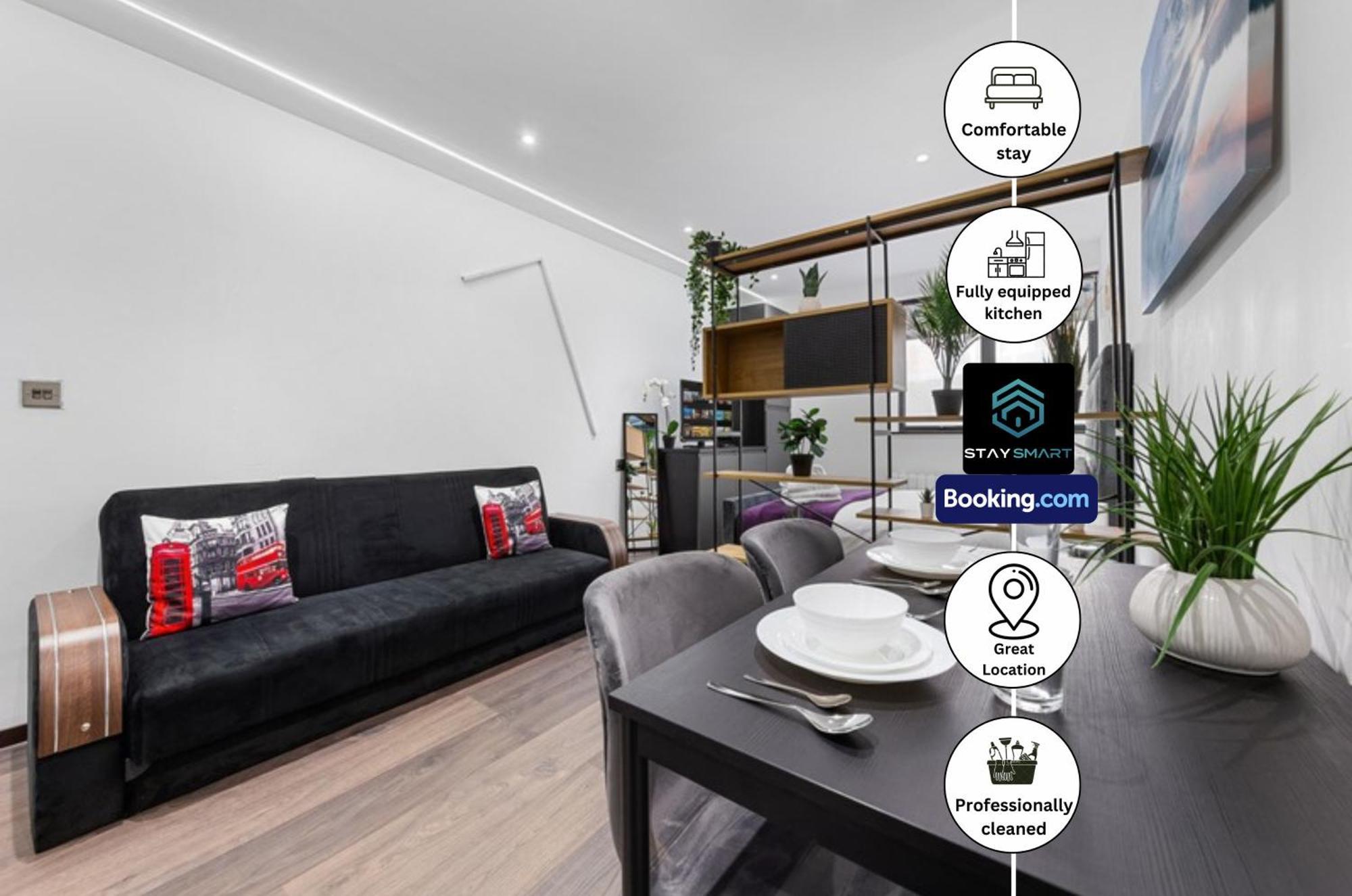 Stylish Studio Apt By Stay Smart Short Lets & Serviced Accommodation Woodstock With Free Wifi Londen Buitenkant foto